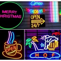 UNIVERSAL - Cinta neon led 5 metros flexible 12v color azul+Adaptador