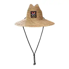 VELBROS - Sombrero Tipo Quiksilver Paja Artesanal Playa Hombre Mujer - Beige
