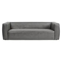 GENERICO - Sofa Rini 4 Puestos Cuero Vegano Color Taupe