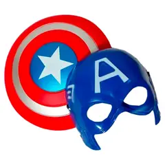 GENERICO - Escudo Capitan América Máscara Disfraz Cosplay Halloween