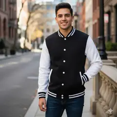 THE CLOTHING COMPANY - Chaqueta Beisbolera Hombre Algodon Perchado