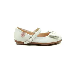 PAPOS - Baletas Dulce Bailarina Blanca - Crema