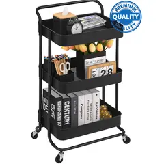 ONE PIXEL - Carrito De Almacenamiento De 3 Niveles Organizador