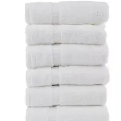 CANNON - 6 toallas hotelera cuerpo 100% algodón 72x135 - 500 grs