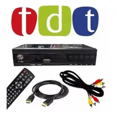 GENERICO - Decodificador tdt sencillo para televisor.