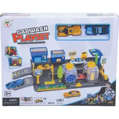 JUGUETELANDIA - Set Parking Garwash Caja Para Niño