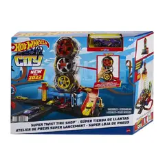 HOT WHEELS - City Super Tienda De Llantas Mattel