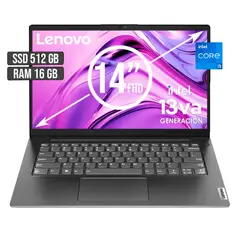 LENOVO - PORTATIL INTEL CORE I5-13420H SSD 512GB RAM 16GB LED 14 FHD