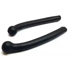UNIVERSAL - Proteja sus maniguetas forros en goma moto negro