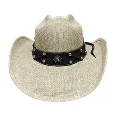VELBROS - Sombrero Vaquero Rebelde Texas Norteño Aguadeño Hombre Mujer - Beige