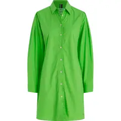 TOMMY HILFIGER - Vestido Verde Tipo Camisa Para Mujer