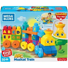 MATTEL - MEGA BLOKS ABC Tren de Aprendizaje 60 piezas