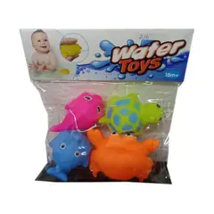 JUGUETELANDIA - Animales Chillones Water X 4 Bolsa
