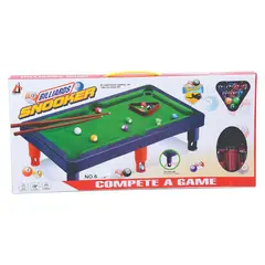 JUGUETELANDIA - JUEGO BILLARPOOL SNOOKER CAJA