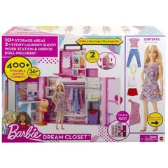 BARBIE - Dream Closet Nuevo Con Muñeca Mattel