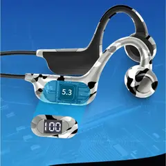 GENERICO - Audifonos De Conducción Osea Bluetooth Con Pantalla Led