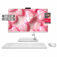 LENOVO - TODO EN UNO AIO 3 AMD RYZEN 5-7430U SSD 256GB RAM 32GB LED 24" FHD