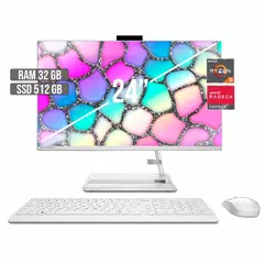 LENOVO - TODO EN UNO AIO 3 AMD RYZEN 5-7530U SSD 512GB RAM 32GB LED 24" FHD