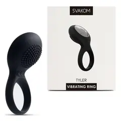 SVAKOM - Anillo Vibrador Tyler Negro