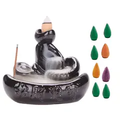 DAYOSHOP - Cascada Armonia Quemador Incienso + Cono De Incienso 0307