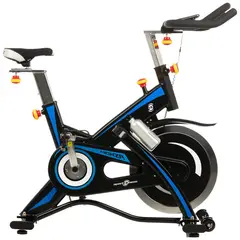 SPORT FITNESS - Bicicleta Spinning Monza 20Kg Negro - Azul