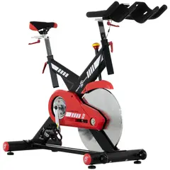 SPORT FITNESS - Bicicleta Spinning Siena 20Kg Negro Rojo..