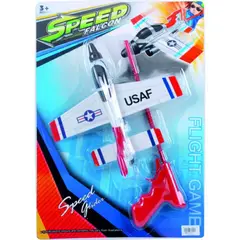 JUGUETELANDIA - Avion Falcon Con Lanzador Blister