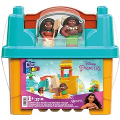 MATTEL - Mega Bloks Juguete de Construcción Aventura de Moana y Maui