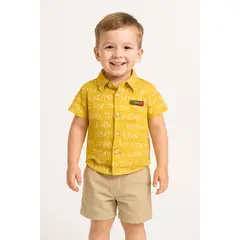 LUSOLSI - Prendas niños ropa conjuntos prendas de vestir bebes camisa y pantalon