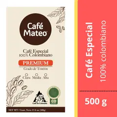 GENERICO - Café Mateo Premium Molido x 500 gramos