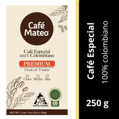 GENERICO - Café Mateo Premium Molido x 250 gramos