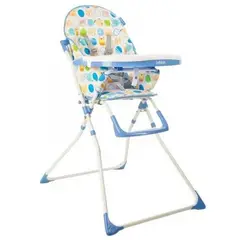 INFANTI - Silla Comedor Alta Plegable Bebé Candy Azul