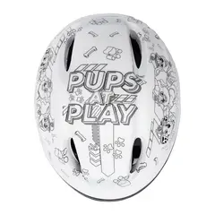 PAW PATROL - Casco Infantil Coloreable T-S Patinaje Bicicleta