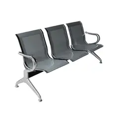 AKIVOY - Silla Tandem Para Sala De Espera 3 Puesto Metalica
