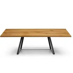 22 GRADOS DECORACION - Mesa comedor Neru 200x100cm Roble macizo natural