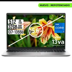 DELL - PORTATIL 15 INTEL CORE I7-1355U SSD 512GB RAM 32GB LED 15,6" FHD