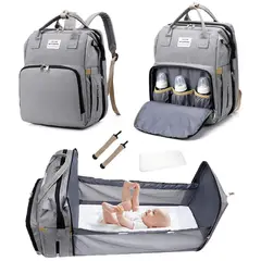 ONE PIXEL - Maleta Pañalera Tipo Cuna Bebé Portátil Bolso Elegante Bebes