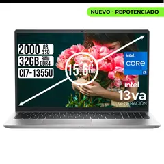 DELL - PORTATIL 15 INTEL CORE I7-1355U SSD 2TB RAM 32GB LED 15,6" FHD