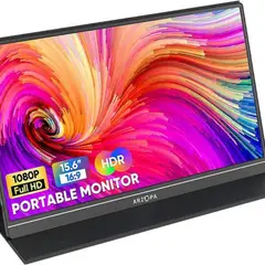GENERICO - Monitor Portátil Arzopa 156 1080p 60hz HDR FHD Usb-c Dual Mini Hdmi