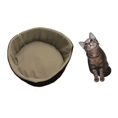 HALLY PET - Cama para gato grande cobija térmica grande Beige.