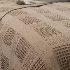 FATELARES - Cubrelecho Sencillo Sofia Beige 150x220cm