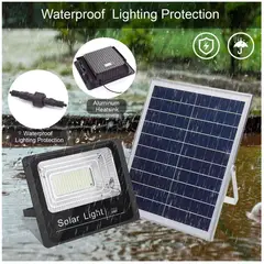 ONE PIXEL - Reflector Solar 300w Lampara Led Panel Solar Control Remoto