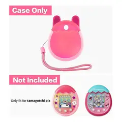 TAMA - Funda De Silicona Para Máquina Virtual Tamagotchi Pix Rosa