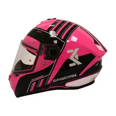 SPARTAN - CASCO MOTO DRAKEN MYTHIC ROSA BRILLO TALLA S