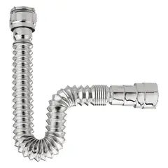 GENERICO - SIFON FLEX CROMADO PUSH METALICO TD FCP1 COLORKING
