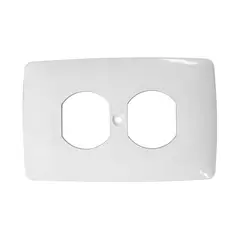 INDUMA - TAPA PLASTICA 2x4 TOMA DOBLE