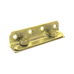 INDUMA - GRAPA CAMA LUNA DE MIEL 4-1/2 LATON CON TORNILLO