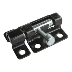 INDUMA - PASADOR CUADRADO NEGRO CON TORNILLO 2-1/2'' C-18 324