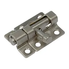 INDUMA - PASADOR CUADRADO NIQUELADO SATIN CON TORNILLO 2'' C-18