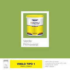 REPYNTA - VINILO TIPO 1 BASE AGUA VERDE PRIMAVERAL GALON